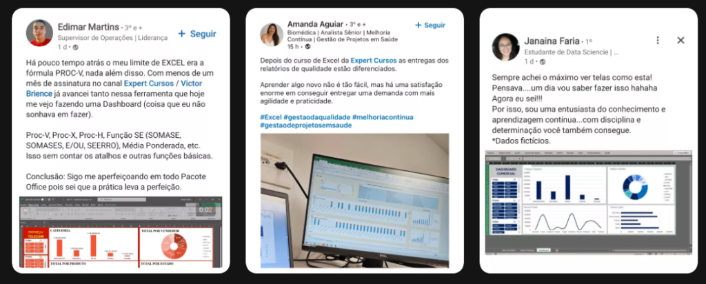 onde comprar curso de Excel